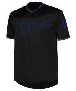 Alternative view of Los Angeles Dodgers Profile Big & Tall Pop Fashion Jersey - Black
