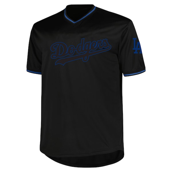 Los Angeles Dodgers Profile Big & Tall Pop Fashion Jersey - Black - Image 2