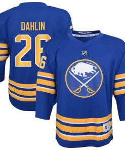Alternative view of Rasmus Dahlin Buffalo Sabres Youth Home Replica Player Jersey - Navy/Royal