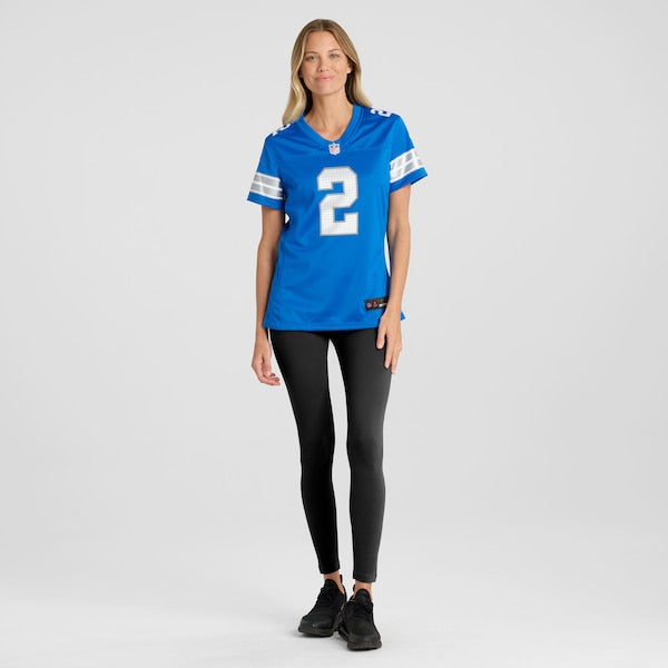 Hendon Hooker Detroit Lions Nike Women's Team Game Jersey - Blue