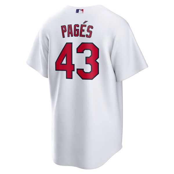 Pedro Pag¨¦s St. Louis Cardinals Nike Home Replica Jersey - White - Image 3