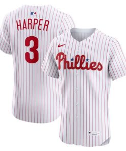 Bryce Harper Philadelphia Phillies Nike Home Elite Jersey - White