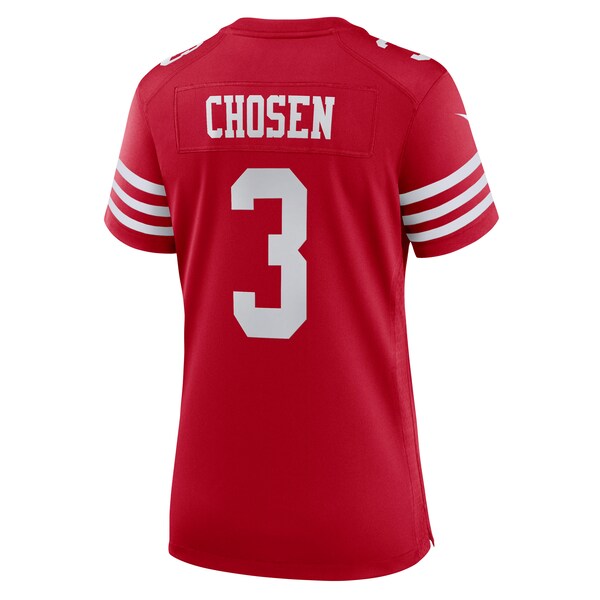 Robbie Chosen San Francisco 49ers Nike Women's Team Game Jersey - Scarlet - Image 3