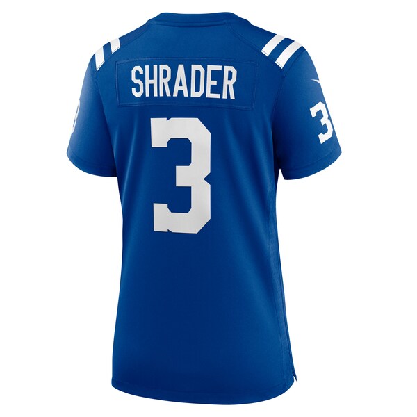Spencer Shrader Indianapolis Colts Nike Women's Team Game Jersey - Royal - Image 3