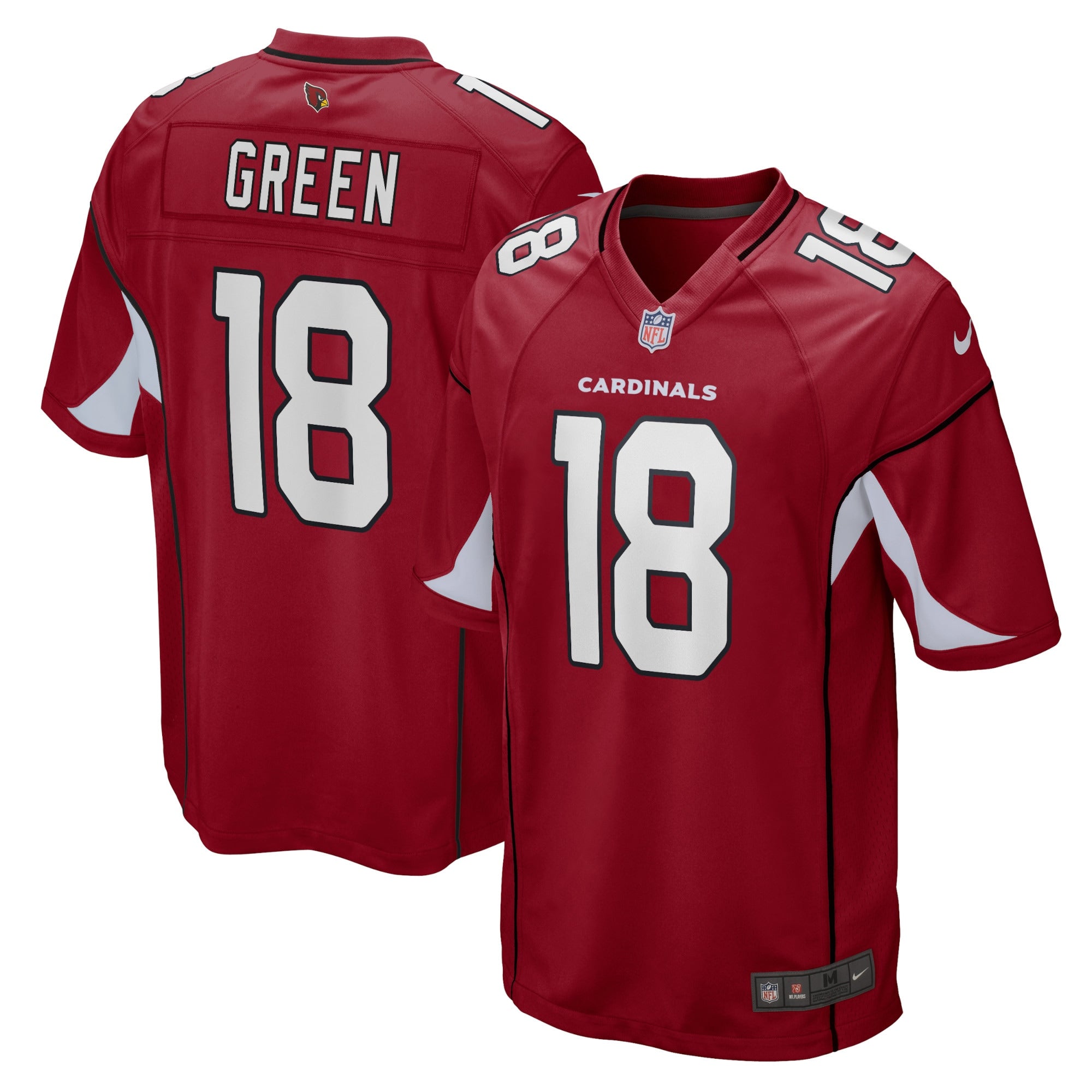 A.J. Green Arizona Cardinals Nike Game Jersey - Black/Cardinal - Image 5
