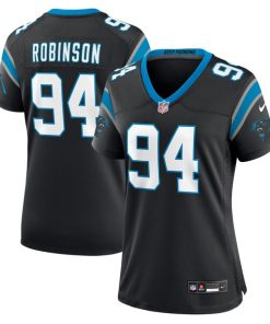 A'Shawn Robinson Carolina Panthers Nike Women's  Game Jersey -  Black