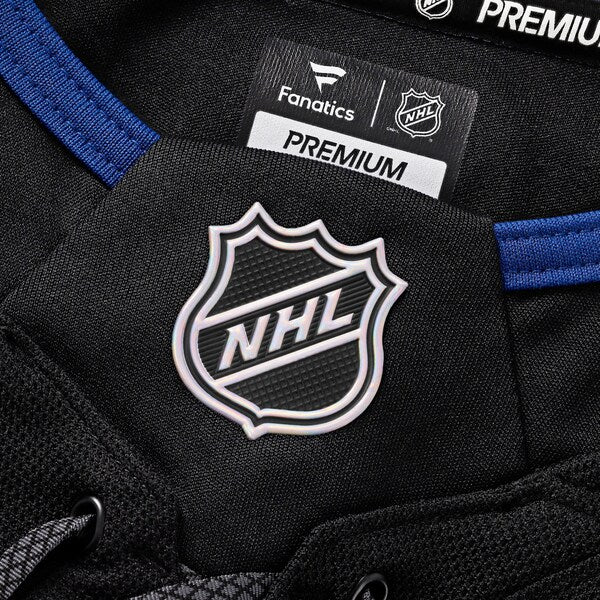 Nikita Kucherov Tampa Bay Lightning Alternate Premium Jersey - Black/Blue - Image 6