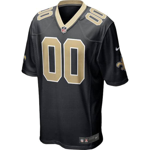 New Orleans Saints Nike Custom Game Jersey - Black - Image 2