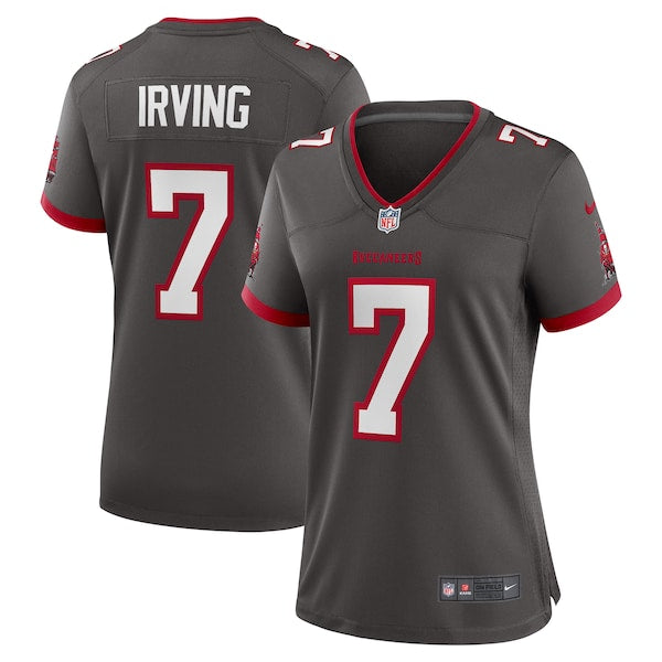 Bucky Irving Tampa Bay Buccaneers Nike Women's Alternate Game Jersey - Pewter/Red/White - Image 2