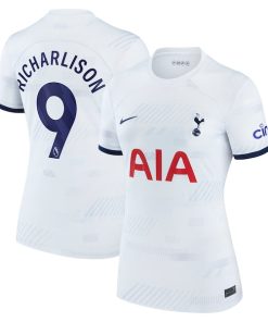 Richarlison Tottenham Hotspur Nike Women's Home 2023/24 Replica Player Jersey - White/Navy/Tan