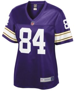 Alternative view of Randy Moss Minnesota Vikings NFL Pro Line Women's Retired Player Replica Jersey - Purple