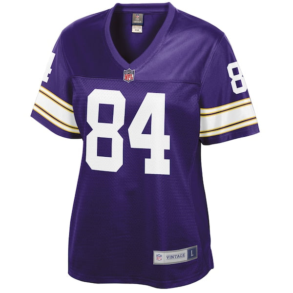 Randy Moss Minnesota Vikings NFL Pro Line Women's Retired Player Replica Jersey - Purple - Image 2