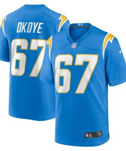 CJ Okoye Los Angeles Chargers Nike Team Game Jersey -  Powder Blue