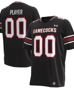South Carolina Gamecocks Under Armour Alternate NIL Pick-A-Player Replica Football Jersey - Black/Garnet