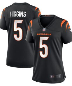 Tee Higgins Cincinnati Bengals Nike Women's Game Player Jersey - Black/Orange