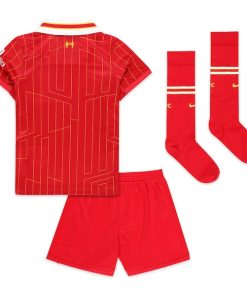 Alternative view of Liverpool Nike Preschool 2024/25 Home Replica Stadium Kit Set - Red