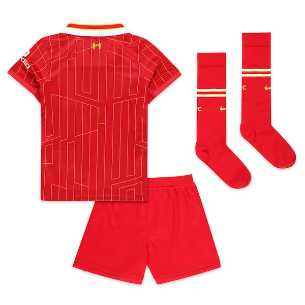 Liverpool Nike Preschool 2024/25 Home Replica Stadium Kit Set - Red - Image 2