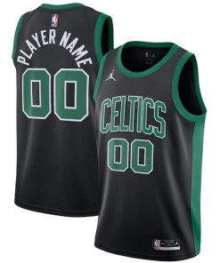 Boston Celtics Jordan Brand Swingman Custom Jersey - Statement Edition - Black