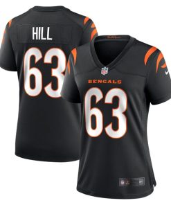 Trey Hill Cincinnati Bengals Nike Women's Game Jersey - Black