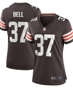 D'Anthony Bell Cleveland Browns Nike Women's Game Player Jersey - Brown