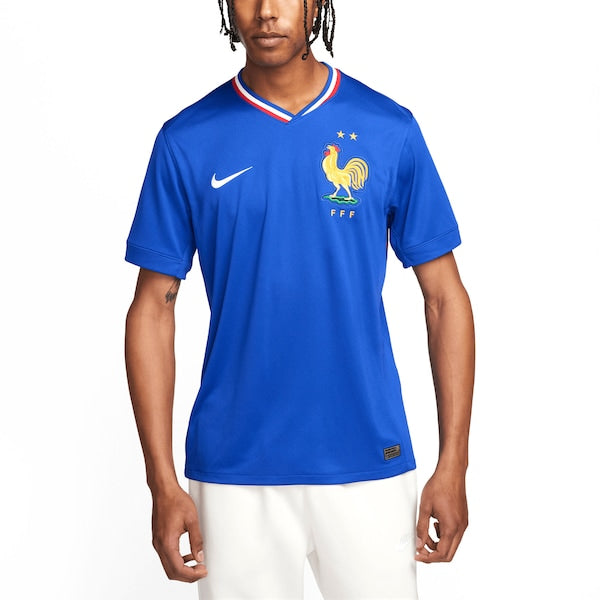 France National Team Nike 2024 Home Replica Blank Jersey - Blue - Image 4