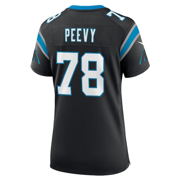 Jayden Peevy Carolina Panthers Nike Women's Game Jersey - Black - Image 3