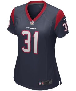 Alternative view of David Johnson Houston Texans Nike Women's Game Player Jersey - Navy