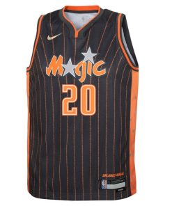 Alternative view of Markelle Fultz Orlando Magic Nike Youth Swingman Jersey - City Edition - Anthracite