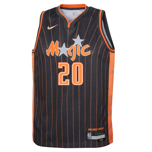 Markelle Fultz Orlando Magic Nike Youth Swingman Jersey - City Edition - Anthracite - Image 2
