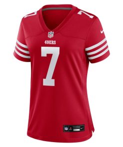 Alternative view of Thomas Morstead San Francisco 49ers Nike Women's Team Game Jersey -  Scarlet