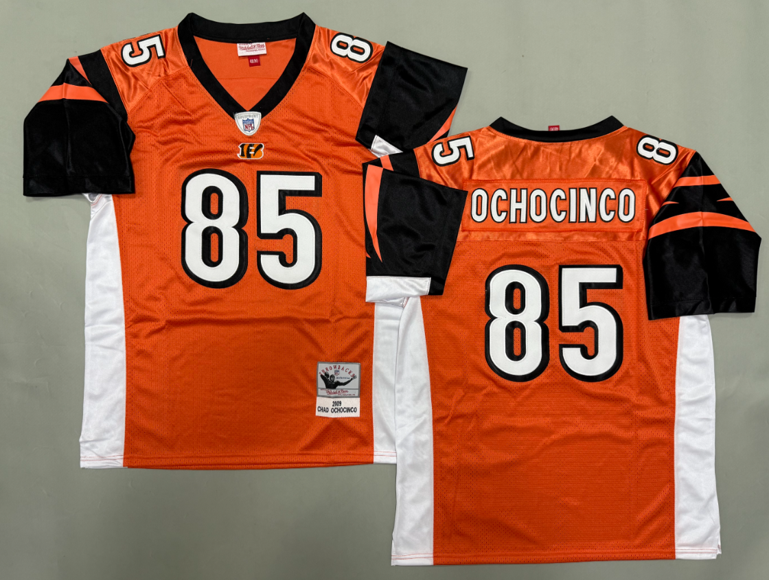 Chad Ochocinco Cincinnati Bengals Authentic Throwback Retired Player Jersey