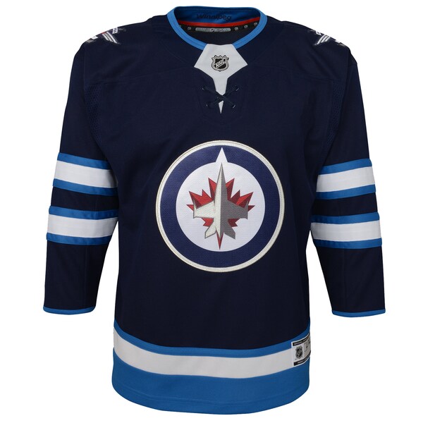 Winnipeg Jets Youth Home Premier Jersey - Navy - Image 2