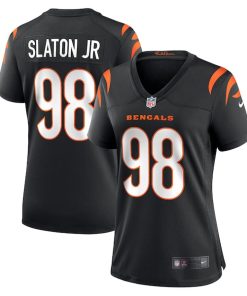 Tedarrell Slaton Jr Cincinnati Bengals Nike Women's Team Game Jersey -  Black