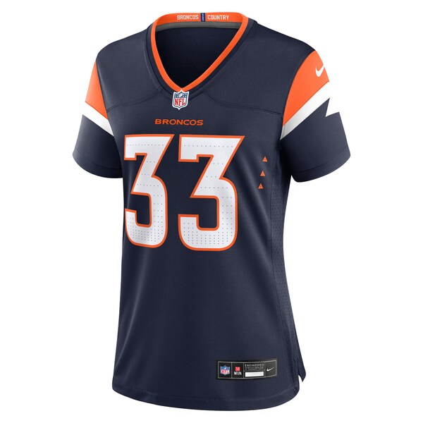 Javonte Williams Denver Broncos Nike Women's Alternate Game Jersey - Navy - Image 3