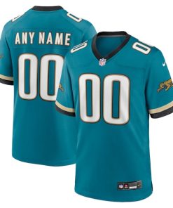 Jacksonville Jaguars Nike Prowler Throwback Custom Game Jersey - Teal
