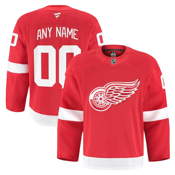 Detroit Red Wings Home Authentic Pro Custom Jersey - Red