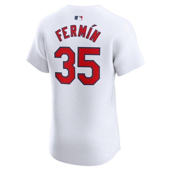 Jos¨¦ Ferm¨ªn St. Louis Cardinals Nike Home Elite Player Jersey - White - Image 3