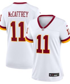 Luke McCaffrey Washington Commanders Nike Women's Game Super Bowl Era Jersey - White