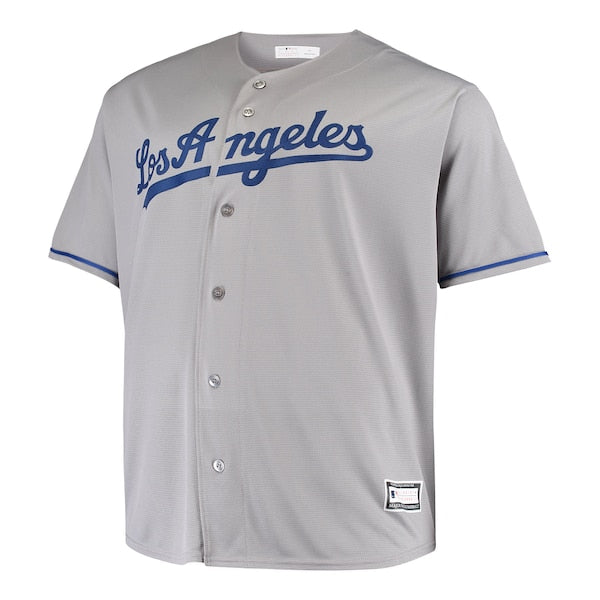 Mookie Betts Los Angeles Dodgers Big & Tall Replica Player Jersey - Gray/Royal/White - Image 3