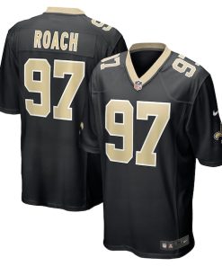 Malcolm Roach New Orleans Saints Nike Team Game Jersey - Black
