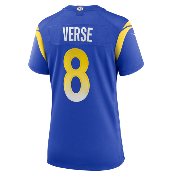 Jared Verse Los Angeles Rams Nike Women's Team Game Jersey - Royal - Image 3