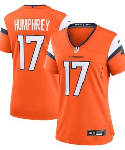 Lil'Jordan Humphrey Denver Broncos Nike Women's Team Game Jersey -  Orange