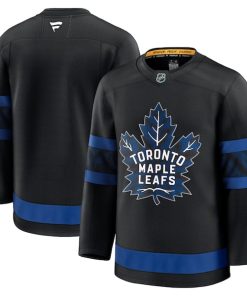 Alternative view of Toronto Maple Leafs  Alternate Premium Jersey - Black/Blue/White
