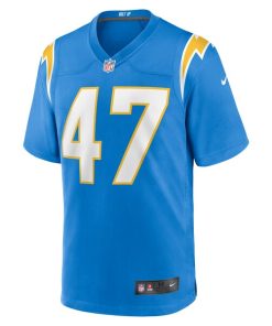 Alternative view of Josh Harris Los Angeles Chargers Nike Game Jersey - Powder Blue