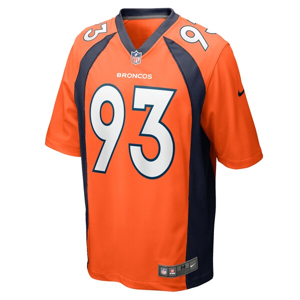Troy Jones Denver Broncos Nike Game Jersey - Orange - Image 2