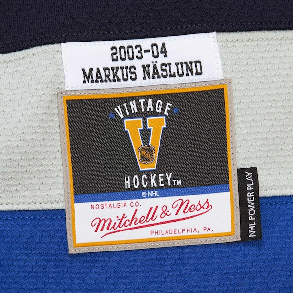Markus Naslund Vancouver Canucks 2003-04 Power Play Jersey - Navy - Image 6