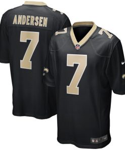 Morten Andersen New Orleans Saints Nike Game Retired Player Jersey - Black