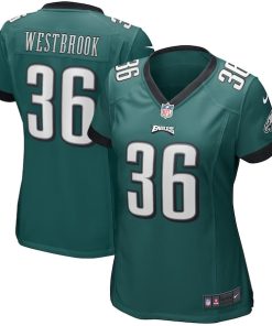 Brian Westbrook Philadelphia Eagles Nike Women's Game Retired Player Jersey - Midnight Green