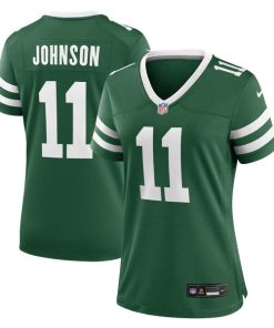 Alternative view of Jarrick Bernard Converse New York Jets Nike Women's Team Game Jersey - Legacy Green