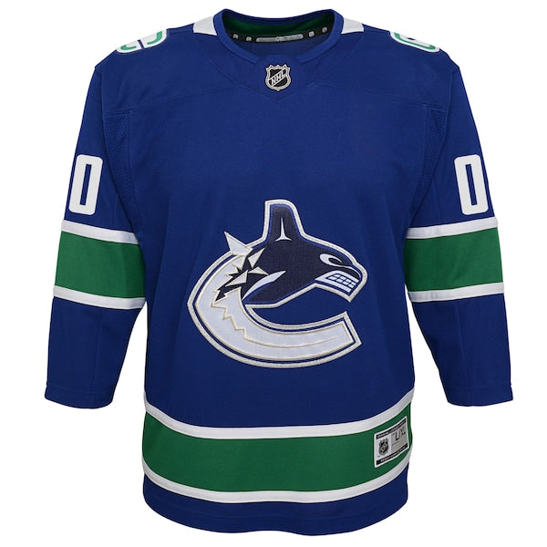 Vancouver Canucks Youth Premier Custom Jersey - Blue - Image 2